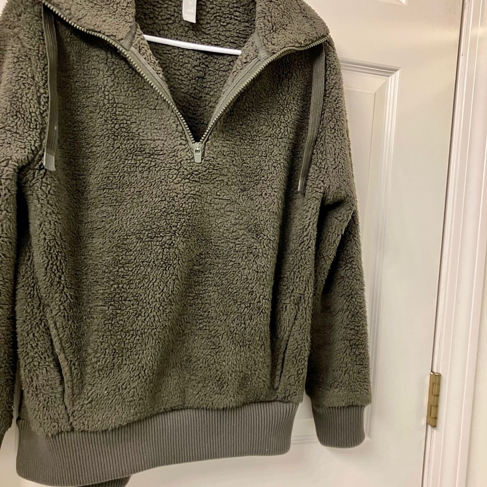 Athleta Sherpa Pullover Jacket - image 2